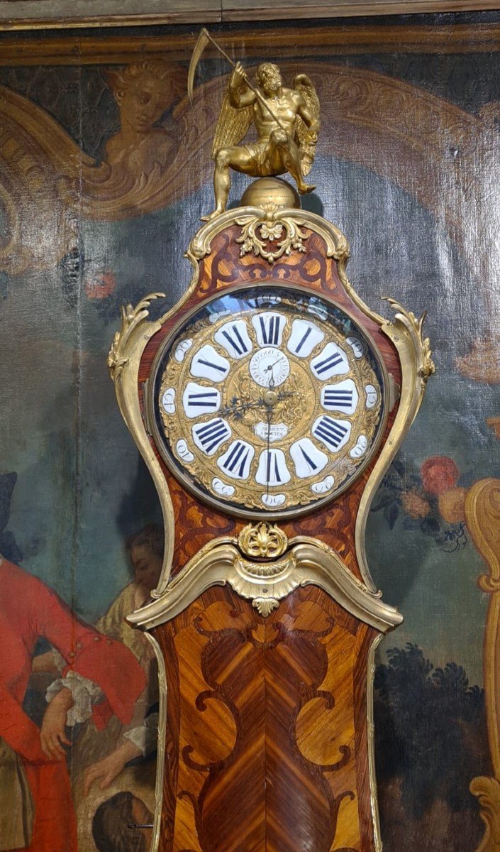 Régulateur de Parquet Epoque Louis XV-photo-3