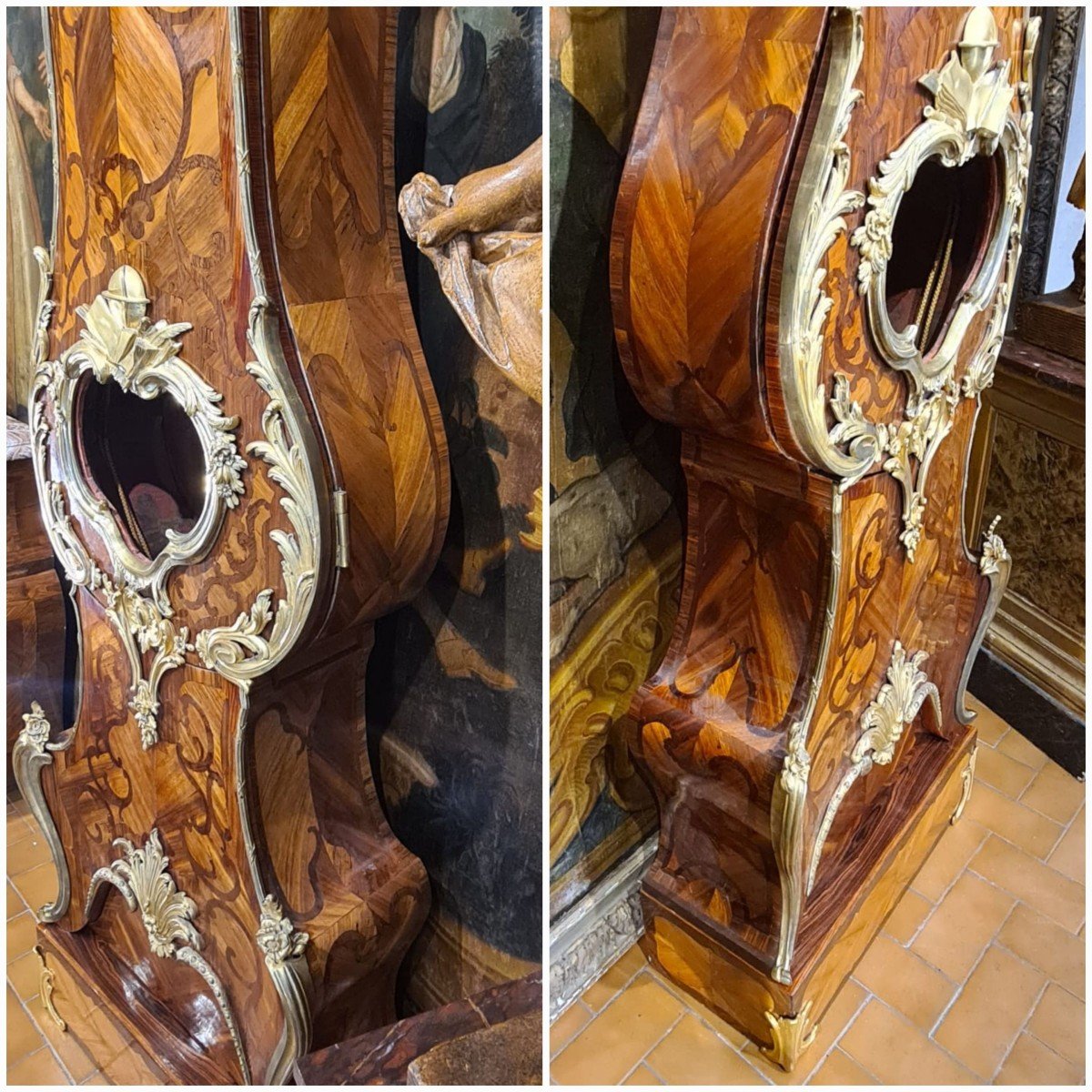 Régulateur de Parquet Epoque Louis XV-photo-6