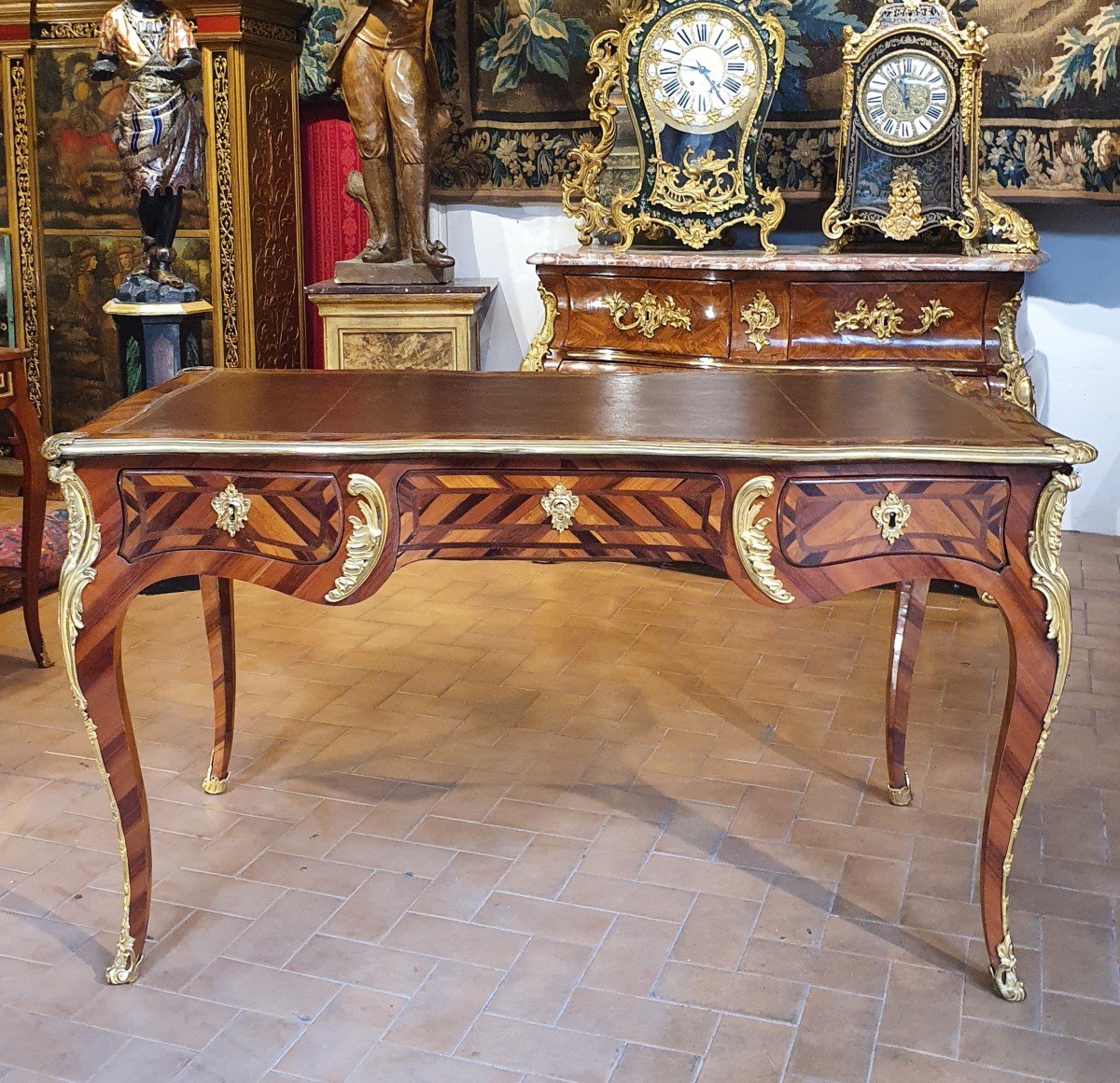 Bureau Plat Epoque Louis XV-photo-2