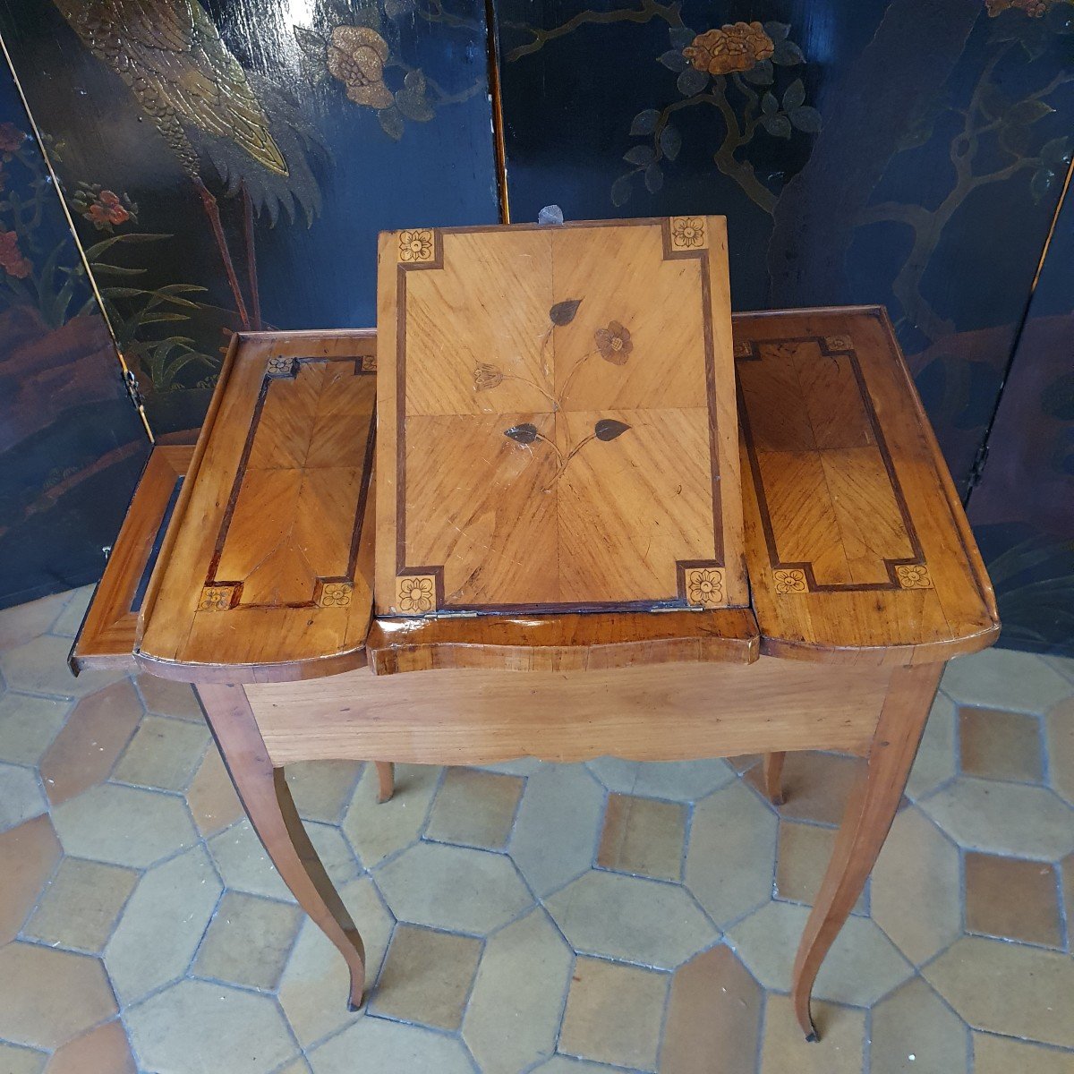Salon Table Louis XV Period-photo-3