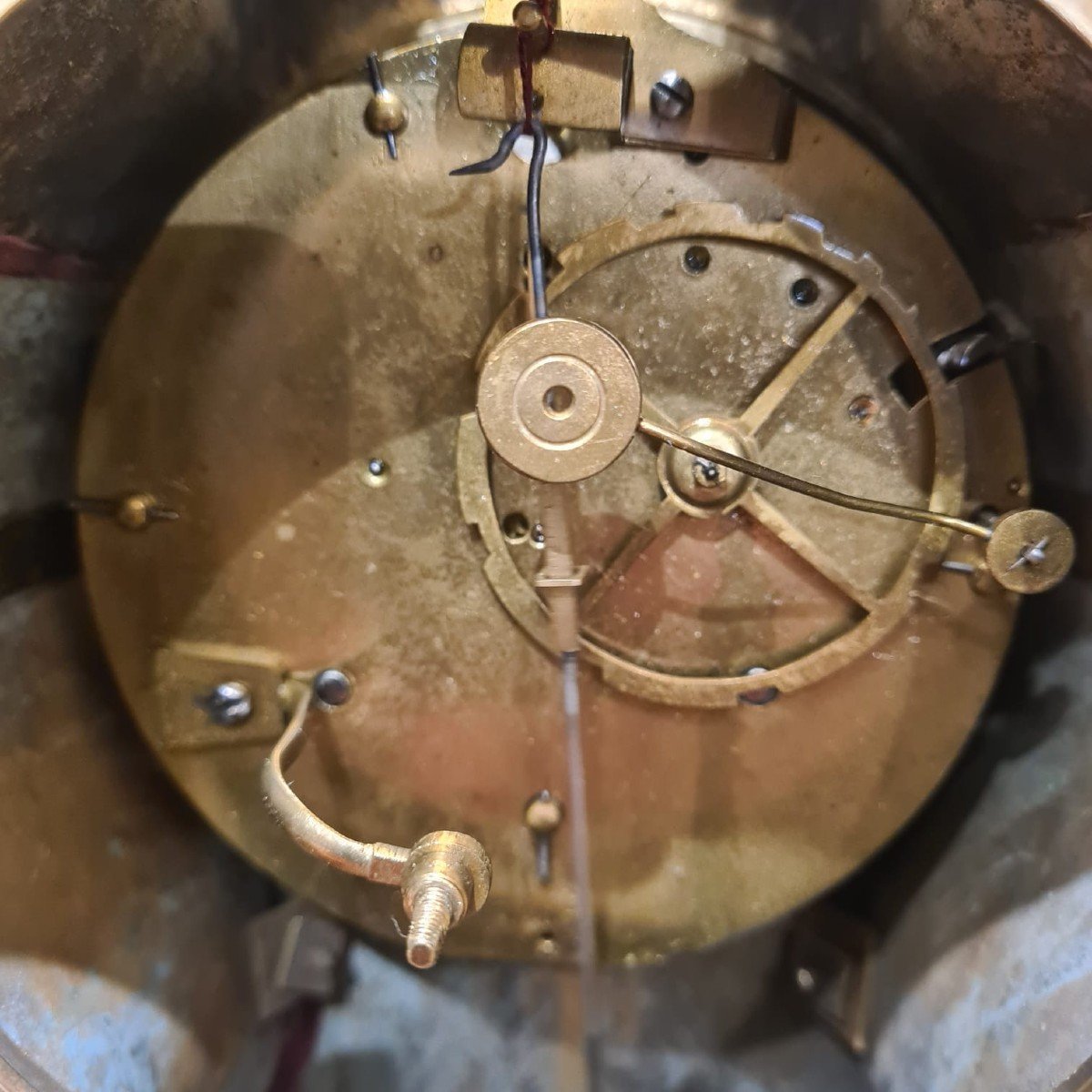 Small Table Clock Louis XV Period-photo-2