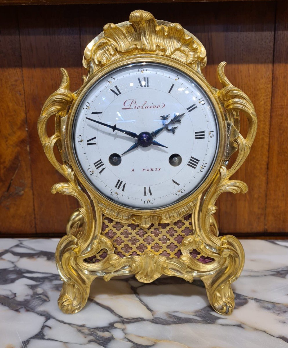 Small Table Clock Louis XV Period
