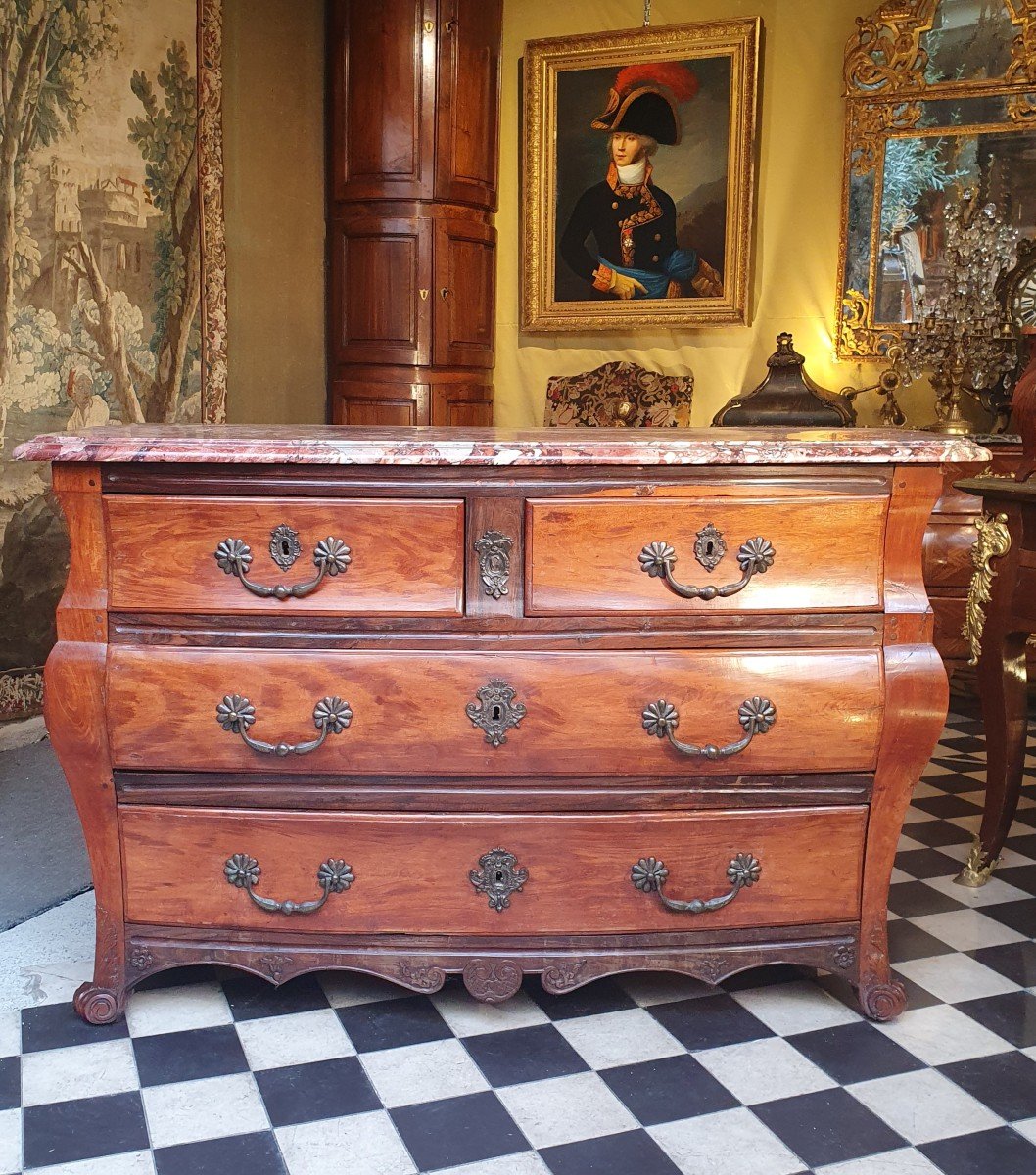 Commode De Forme Tombeau Epoque Louis XV