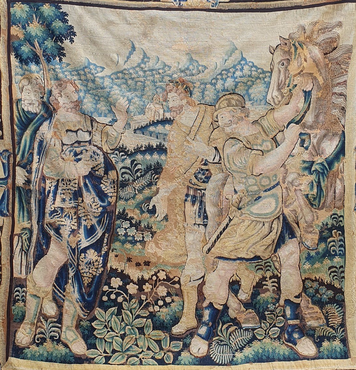 Oudenaarde Tapestry Louis XIV Period-photo-2