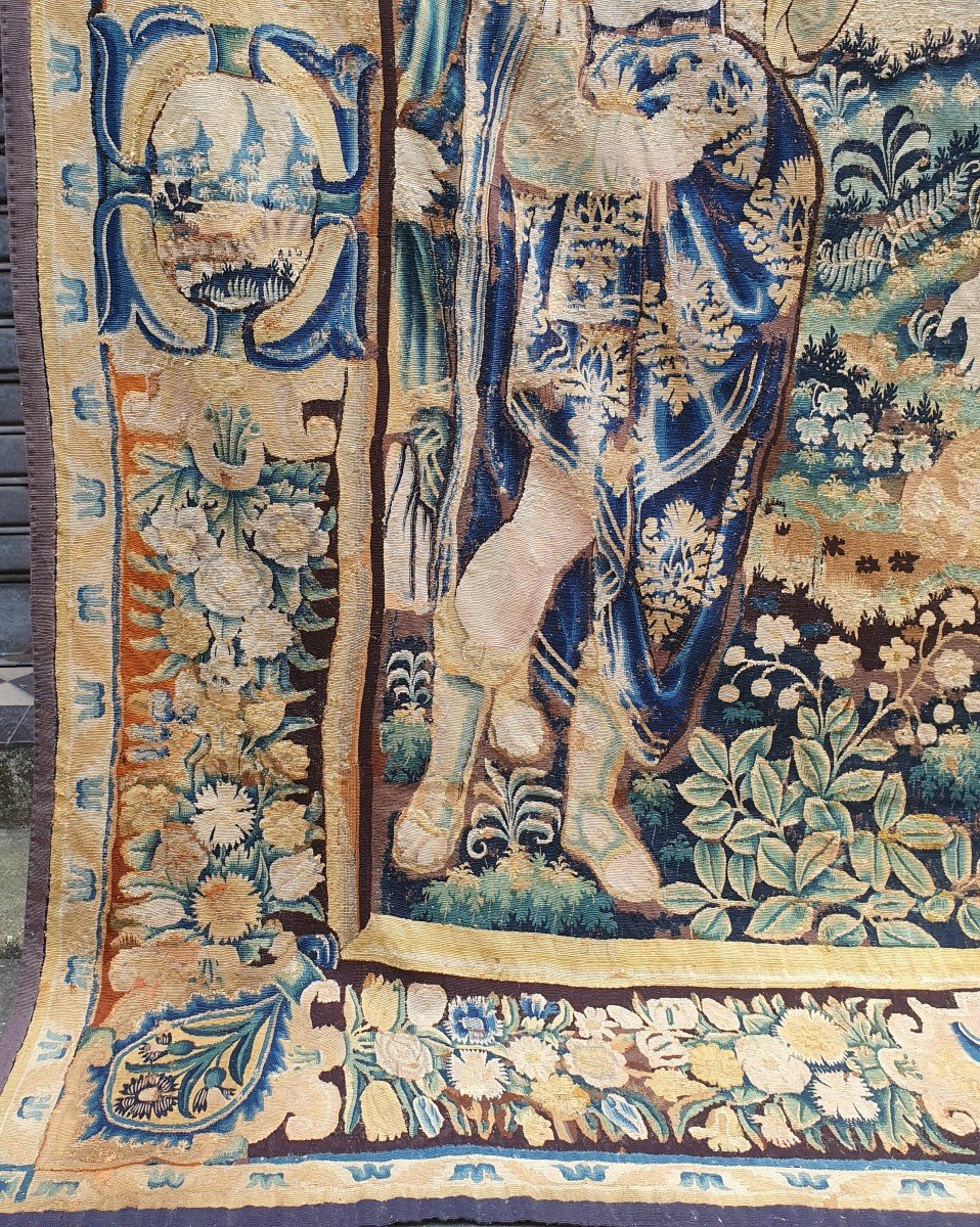 Tapisserie d'Audenarde  Epoque Louis XIV-photo-1