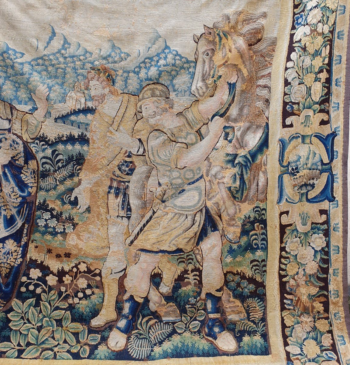 Oudenaarde Tapestry Louis XIV Period-photo-3