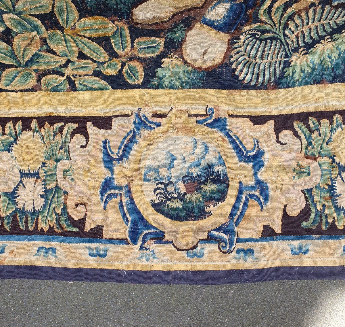 Tapisserie d'Audenarde  Epoque Louis XIV-photo-6