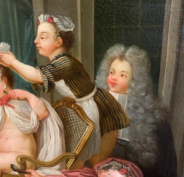 "the Children's Toilet" Louis XV Period-photo-3