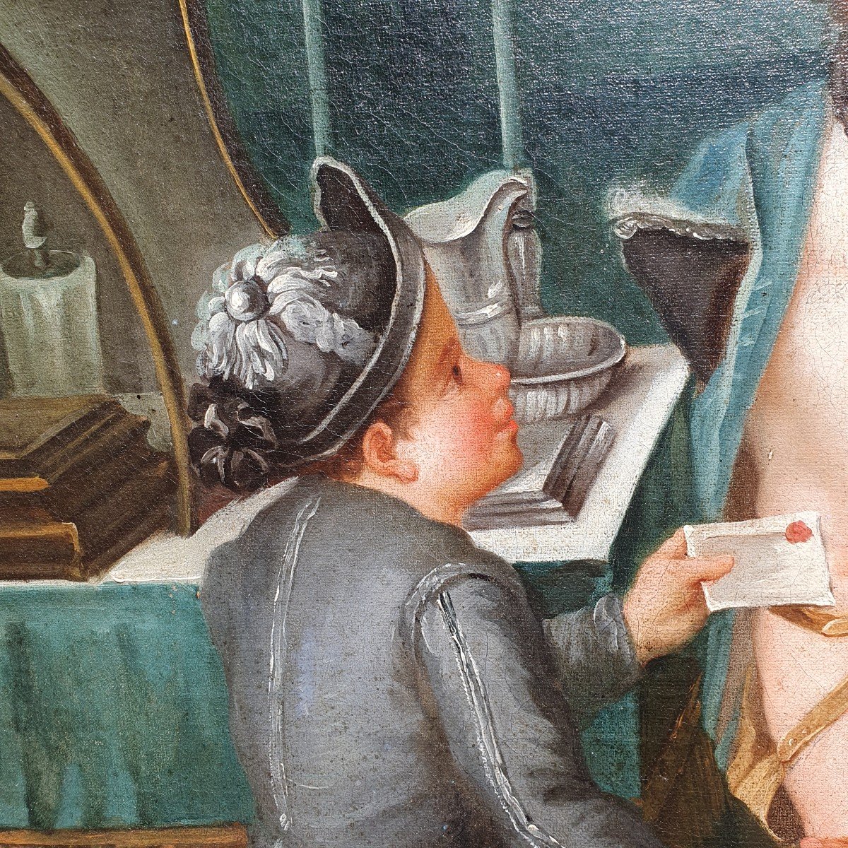 "the Children's Toilet" Louis XV Period-photo-5