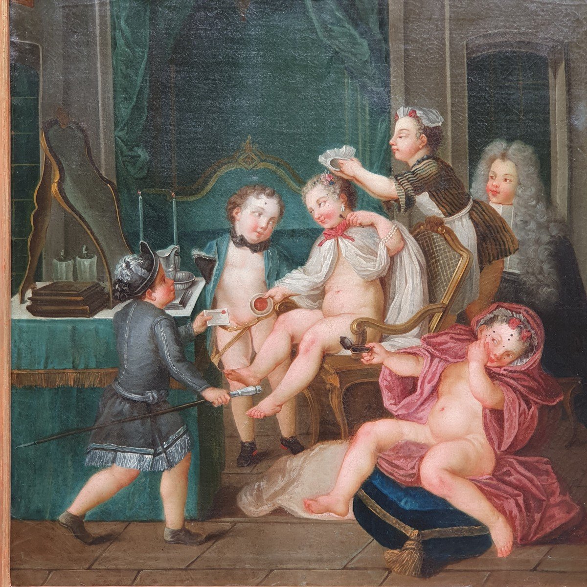 "the Children's Toilet" Louis XV Period-photo-6