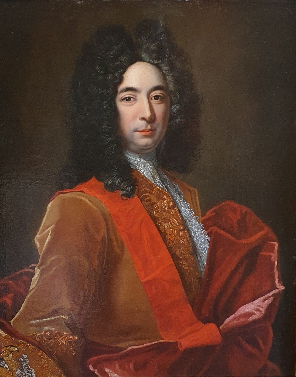 Portrait De Claude Le Blanc Vers 1700 - Entourage De Hyacinthe Rigaud