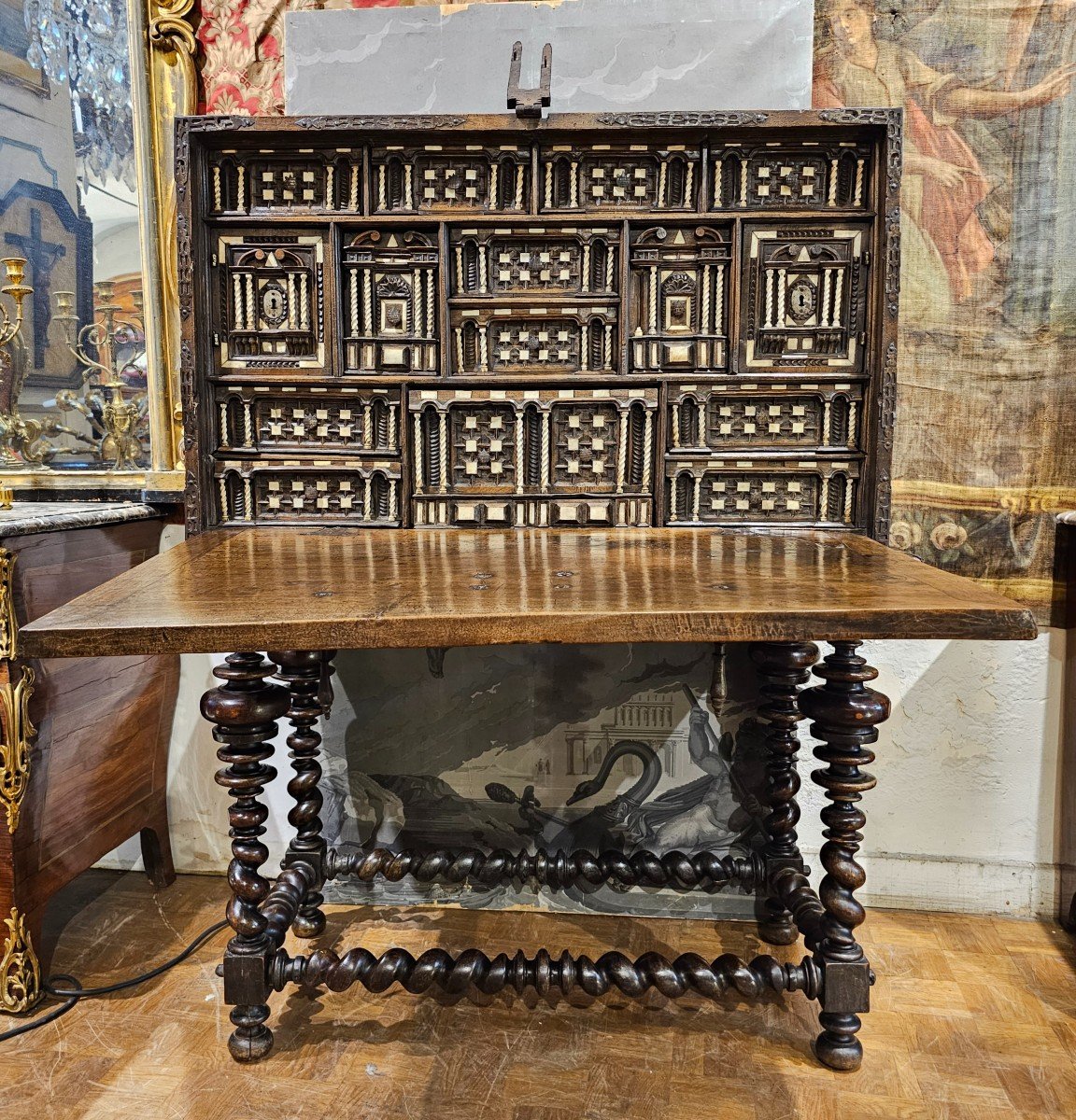 Important Bargueno Epoque Louis XIV