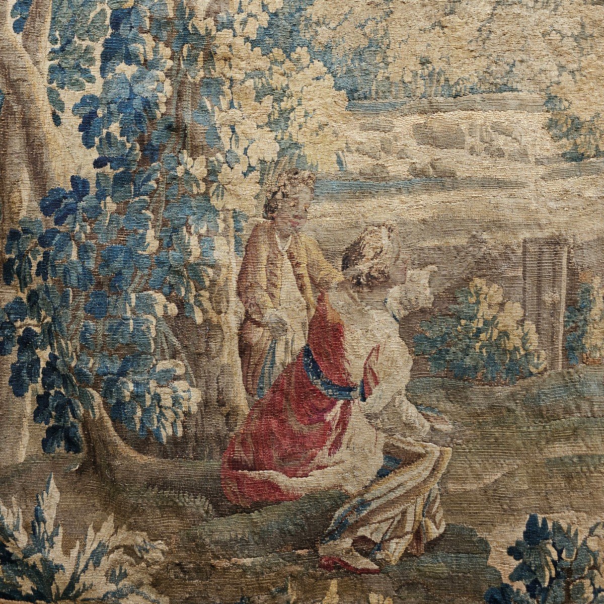 Tapisserie d'Aubusson Epoque Louis XV-photo-4