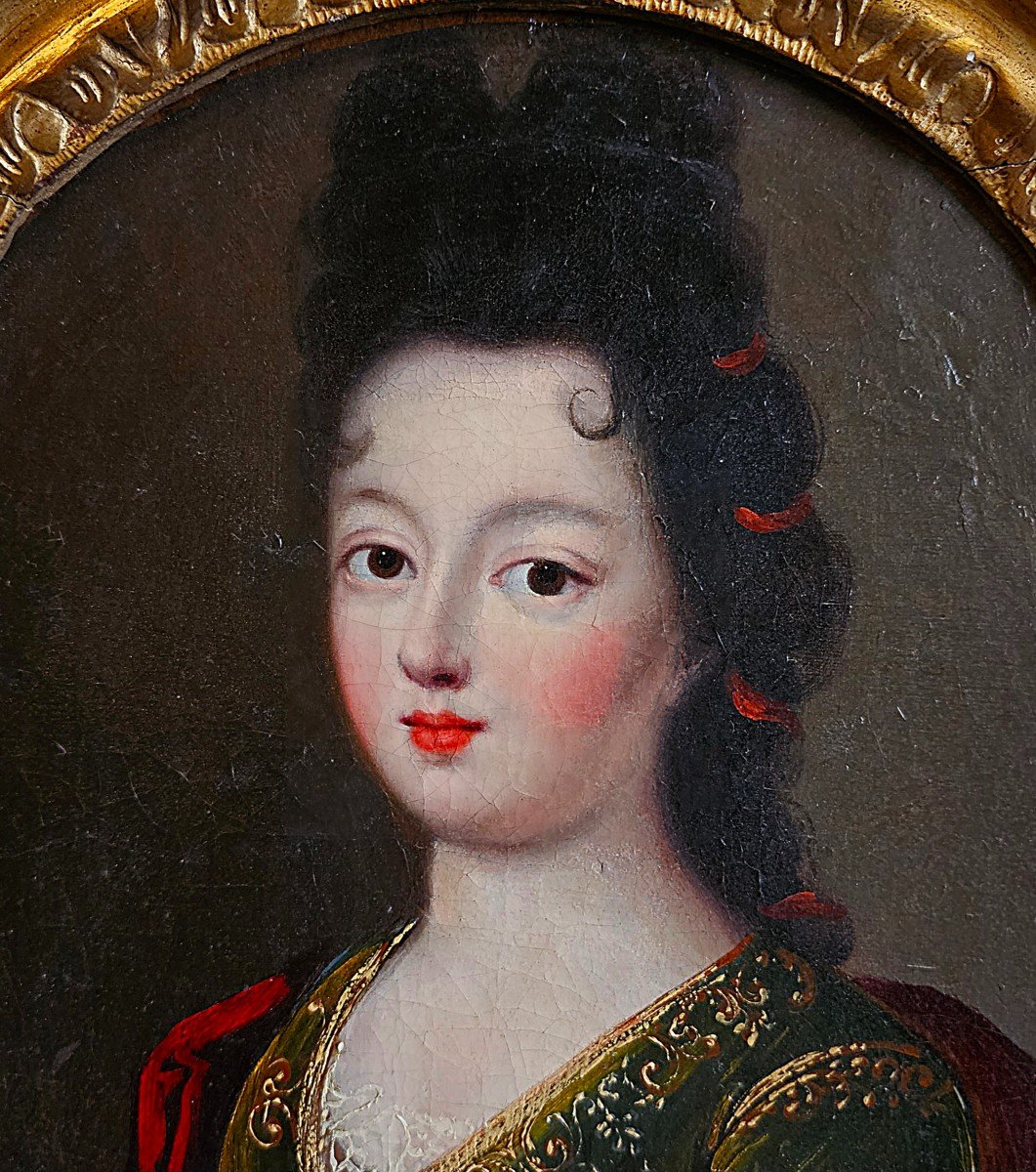 Presumed Portrait Of Mademoiselle De Nantes, Princess Of Condé-photo-2