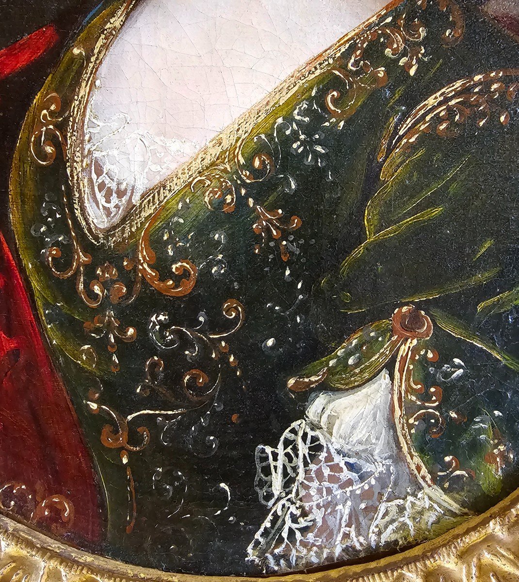 Presumed Portrait Of Mademoiselle De Nantes, Princess Of Condé-photo-3