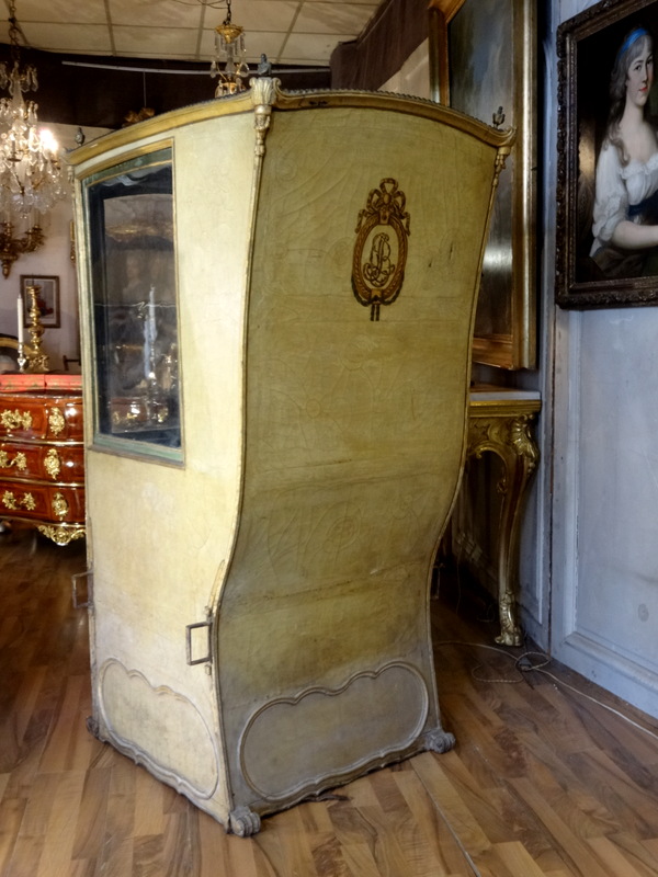 Chaise à Porteur époque XVIIIème Siècle-photo-5