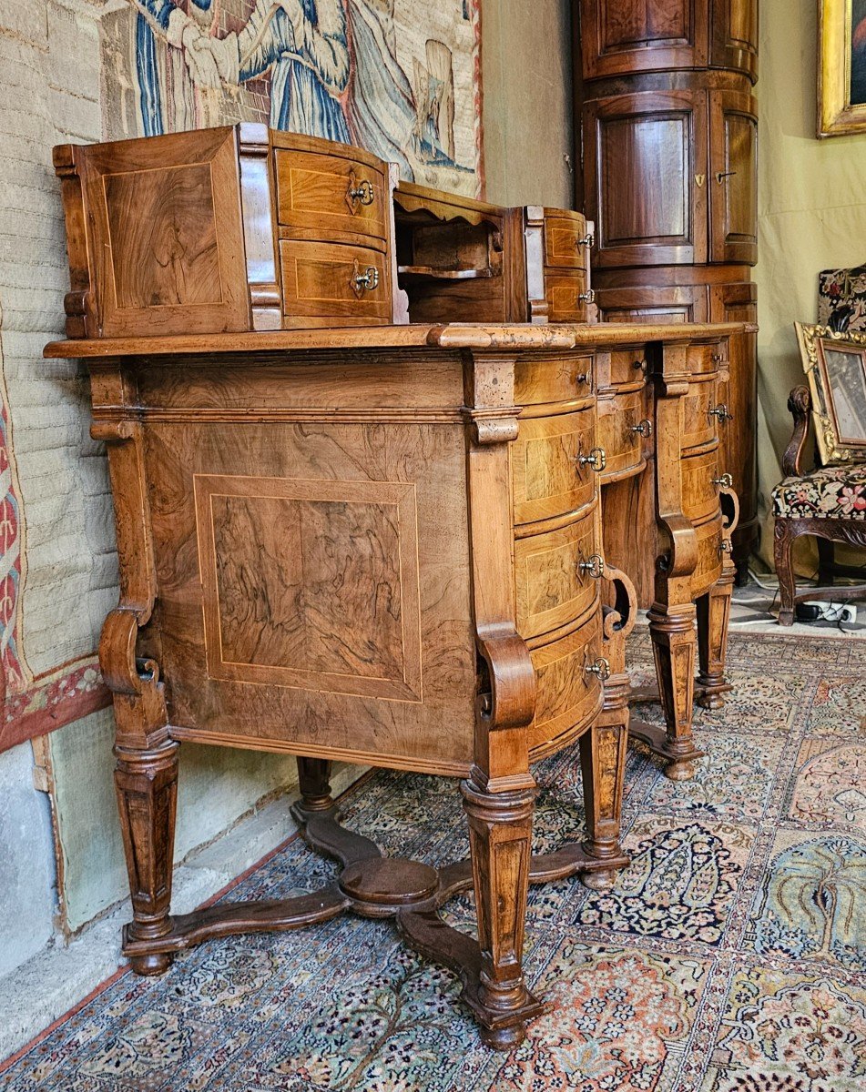 Important Bureau Mazarin Epoque Louis XIV-photo-4