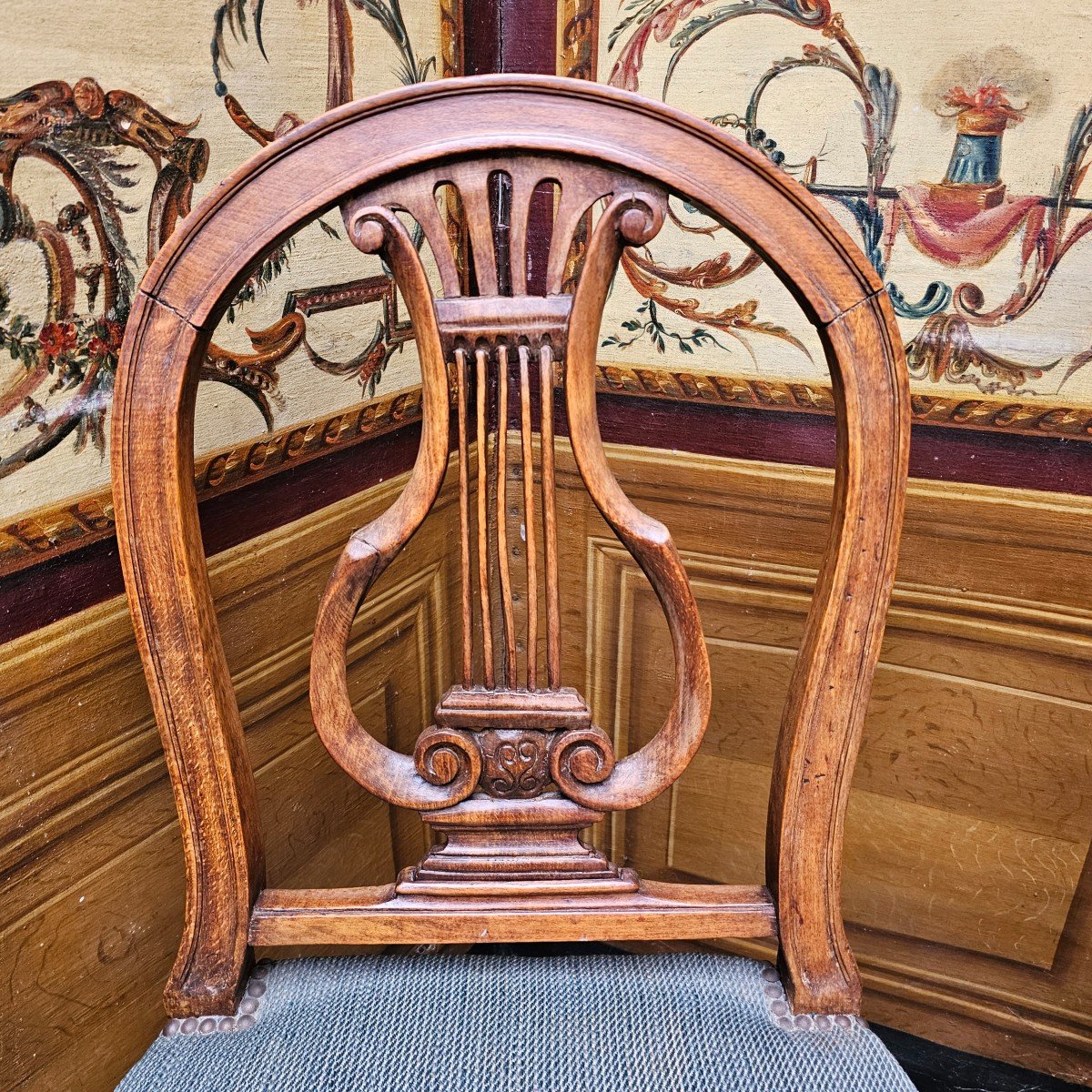 Suite Of Six Directoire Period Chairs-photo-3