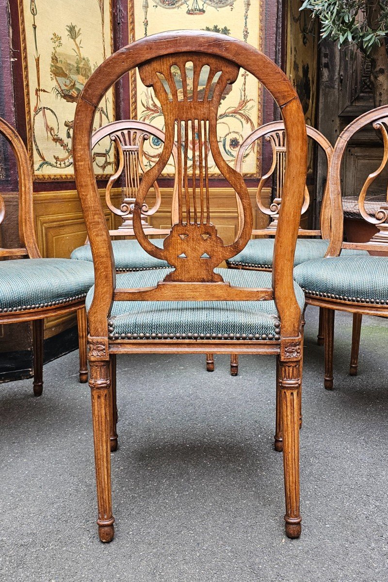 Suite Of Six Directoire Period Chairs-photo-1