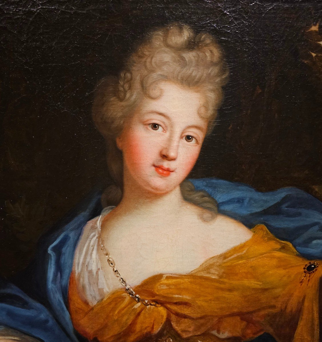 Presumed Portrait Of Princess De Conti Louis XIV Period-photo-3