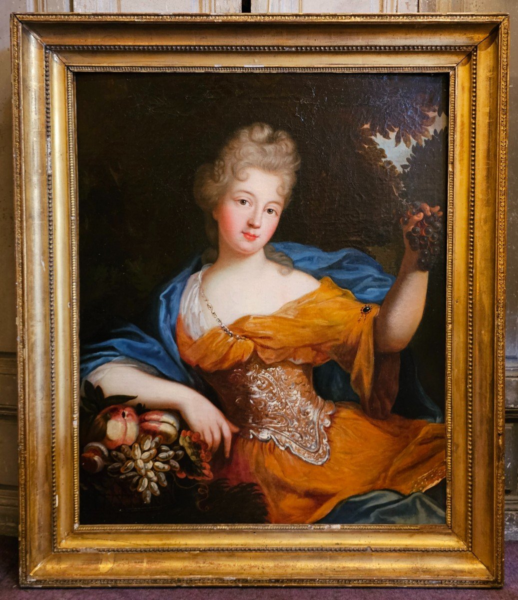Presumed Portrait Of Princess De Conti Louis XIV Period