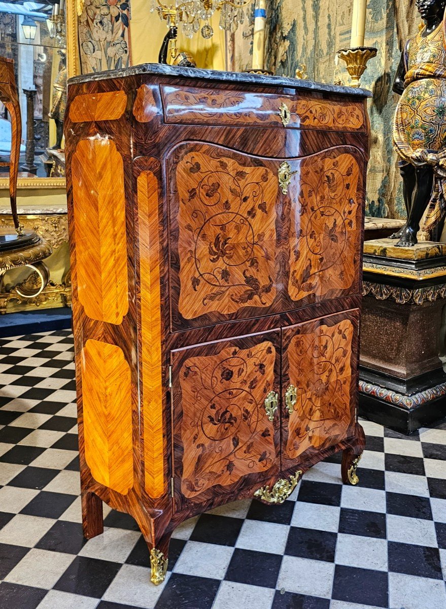Secrétaire à Abattant Epoque Louis XV-photo-3
