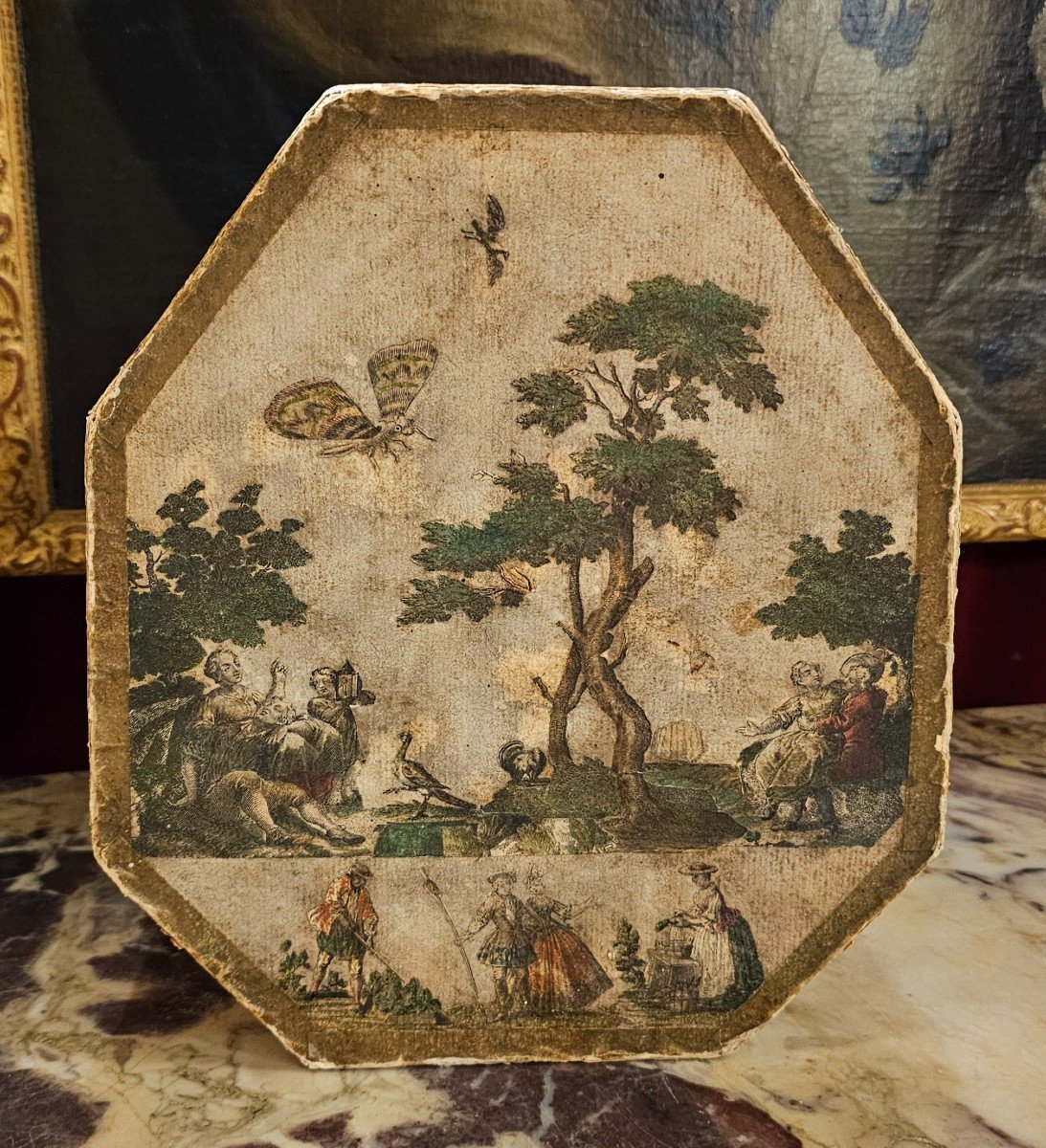 Rare Louis XV Period Hat Box