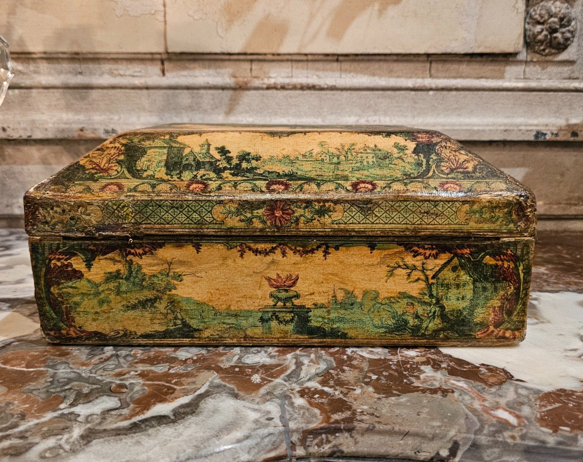 Jolie Boite à Perruque Du XVIIIème Siècle-photo-1