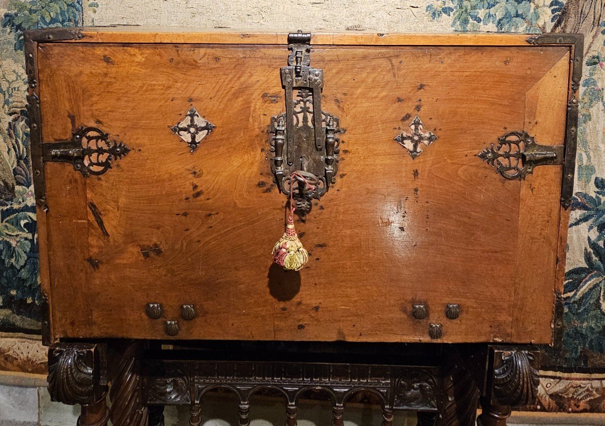 Cabinet Dit "vargueno" Epoque Louis XIII-photo-3