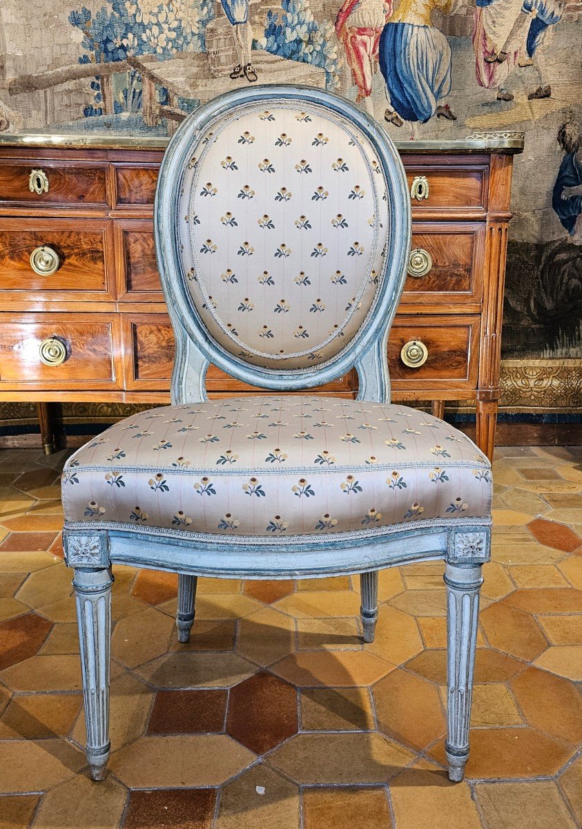 Louis XVI Period Cabriolet Back Chair