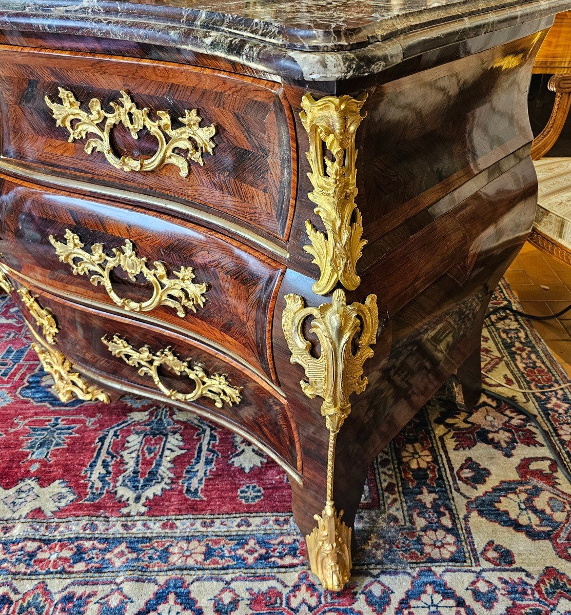 Très Importante Commode Epoque Régence-photo-1