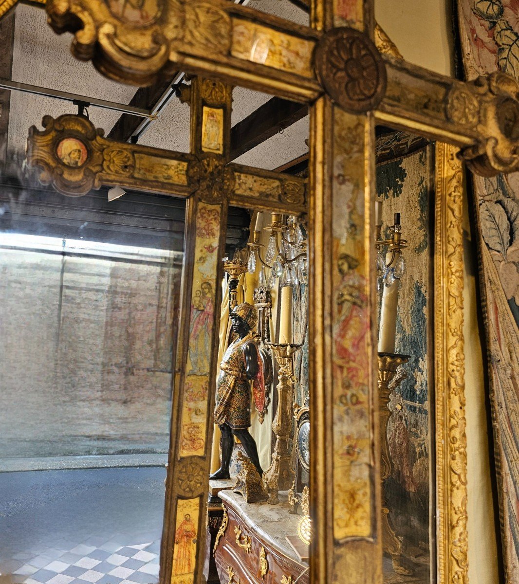 Important Altar Cross Louis XIV Period-photo-2
