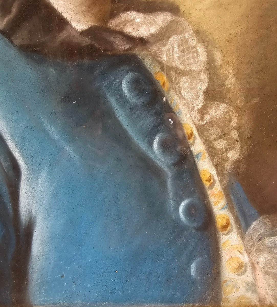 Beautiful Pair Of Pastels Louis XVI Period-photo-4
