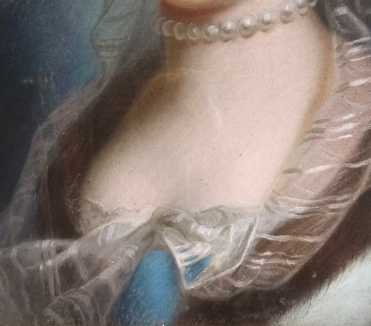 Beautiful Pair Of Pastels Louis XVI Period-photo-3