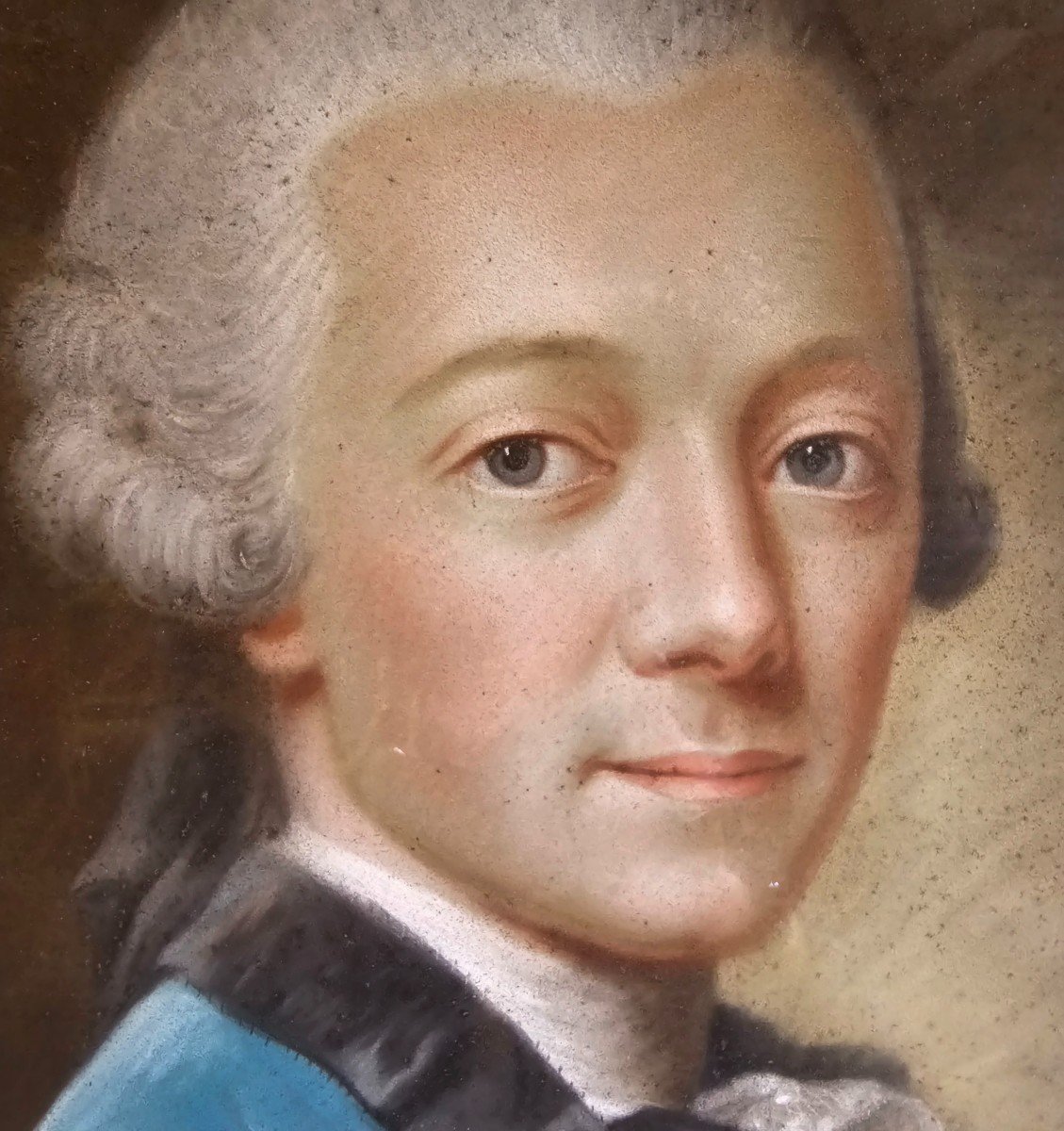 Beautiful Pair Of Pastels Louis XVI Period-photo-4