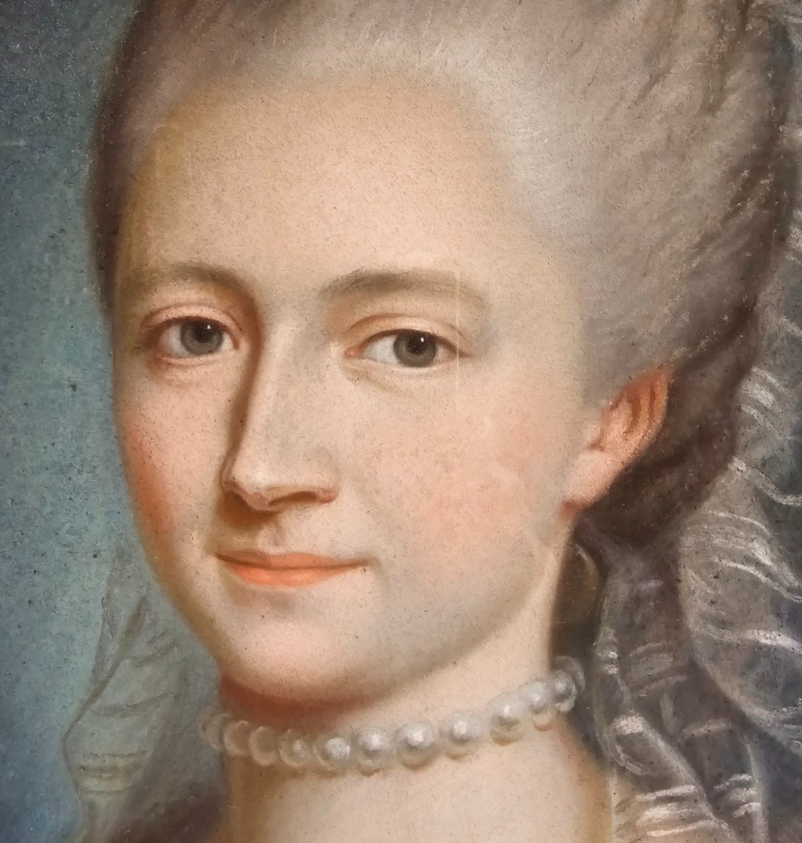 Beautiful Pair Of Pastels Louis XVI Period-photo-5