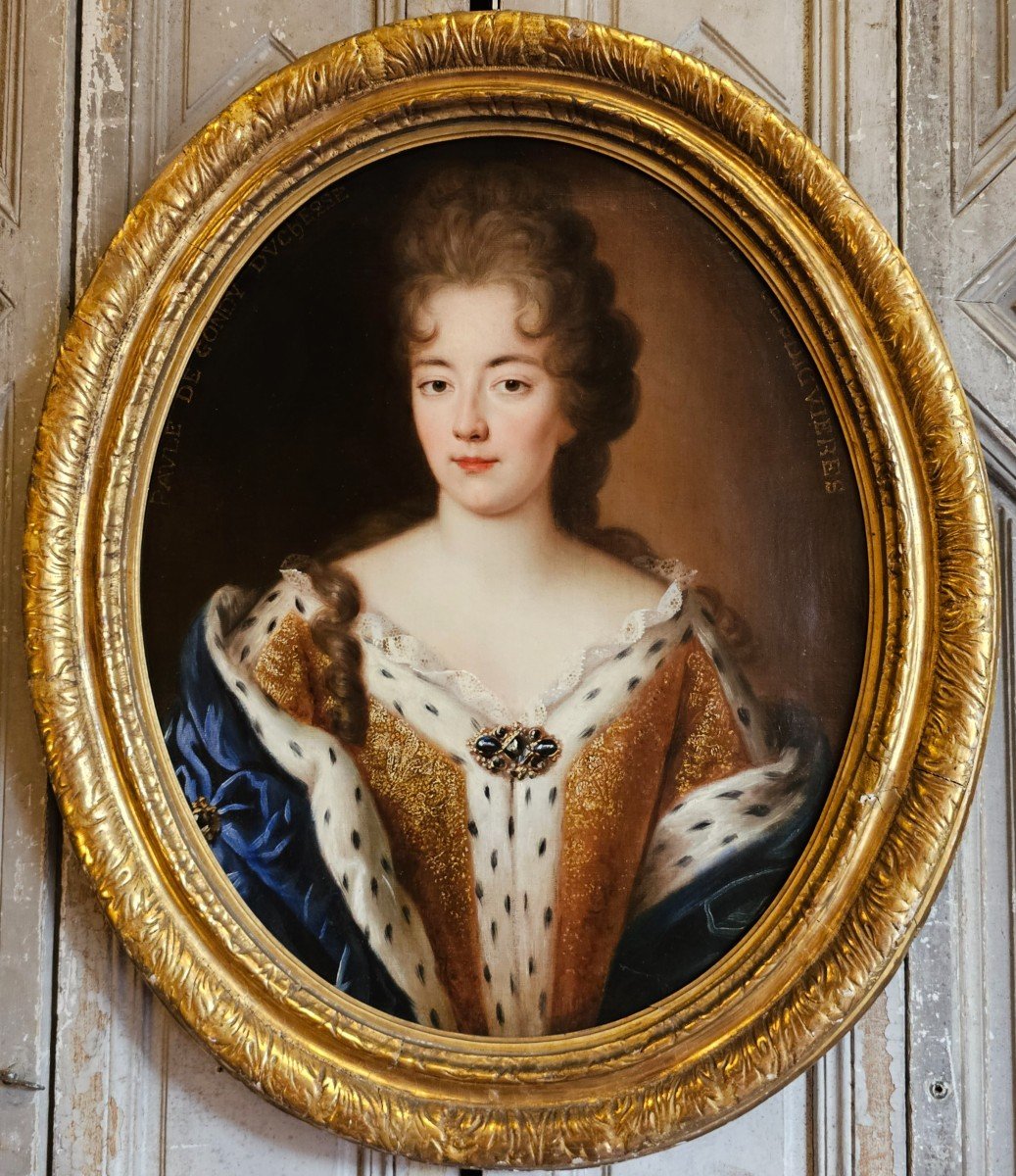 Portrait De Le Duchesse De Lesdiguières Epoque Louis XIV