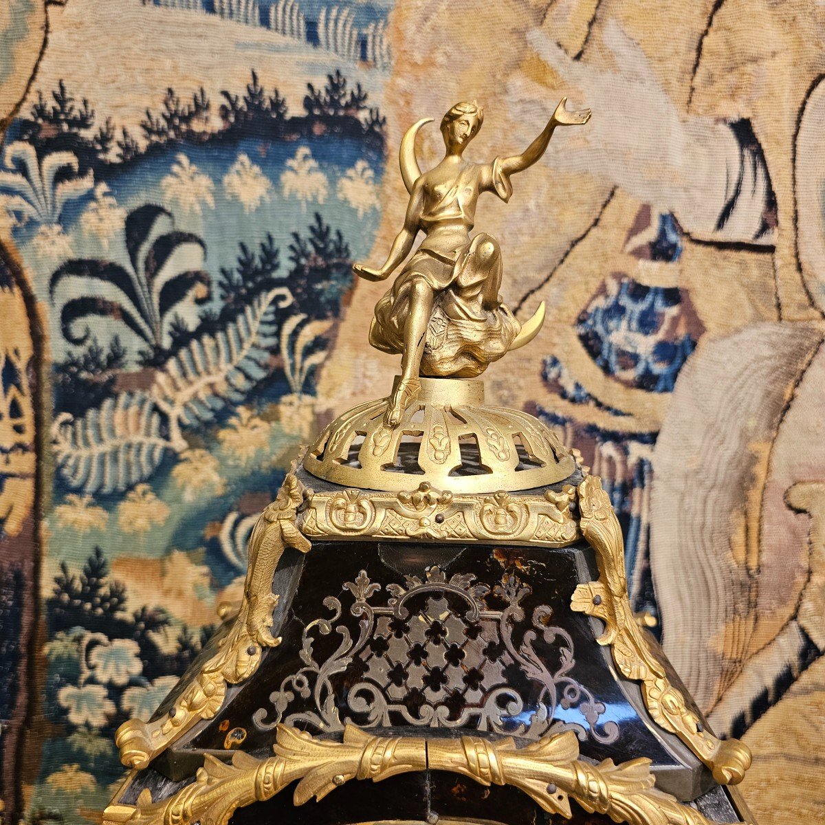 Cartel En Marquerie de Boulle Epoque Louis XV-photo-3