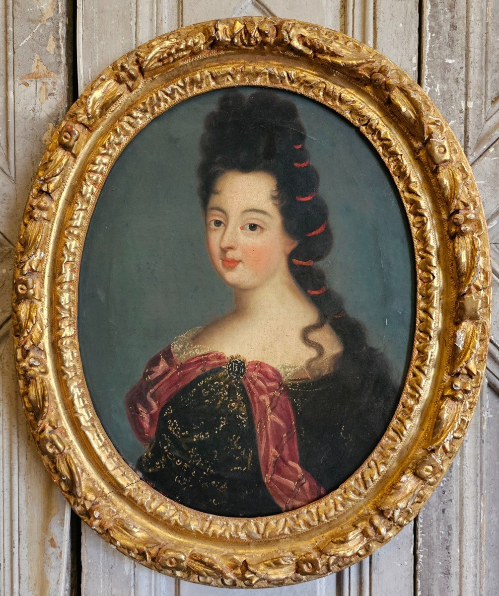 Portrait Of A Young Girl Under The Reign Of Louis XIV