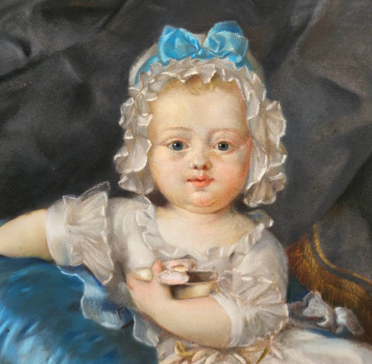 Children's Pastel Louis XVI Period-photo-3