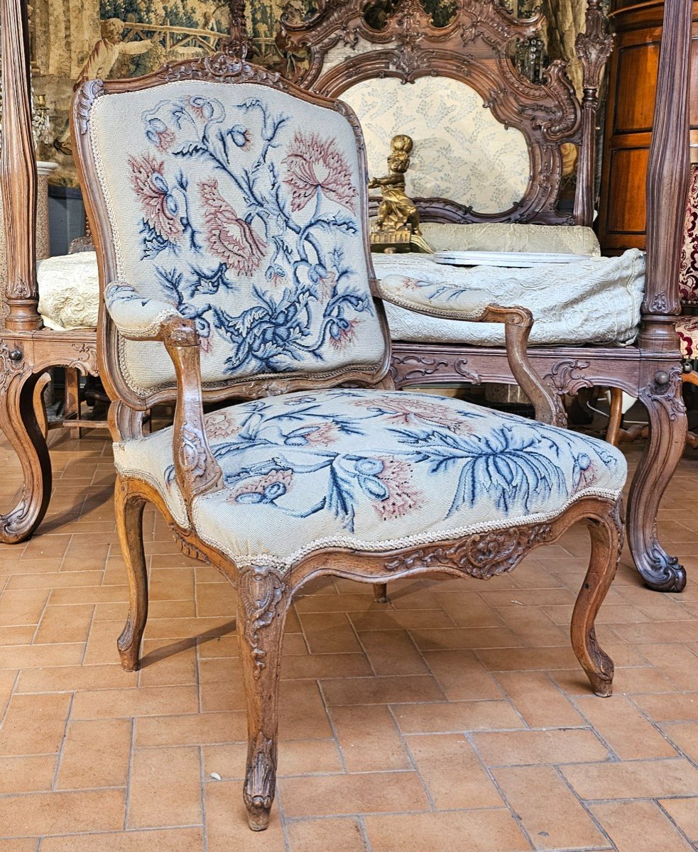 Large Louis XV Period Armchair