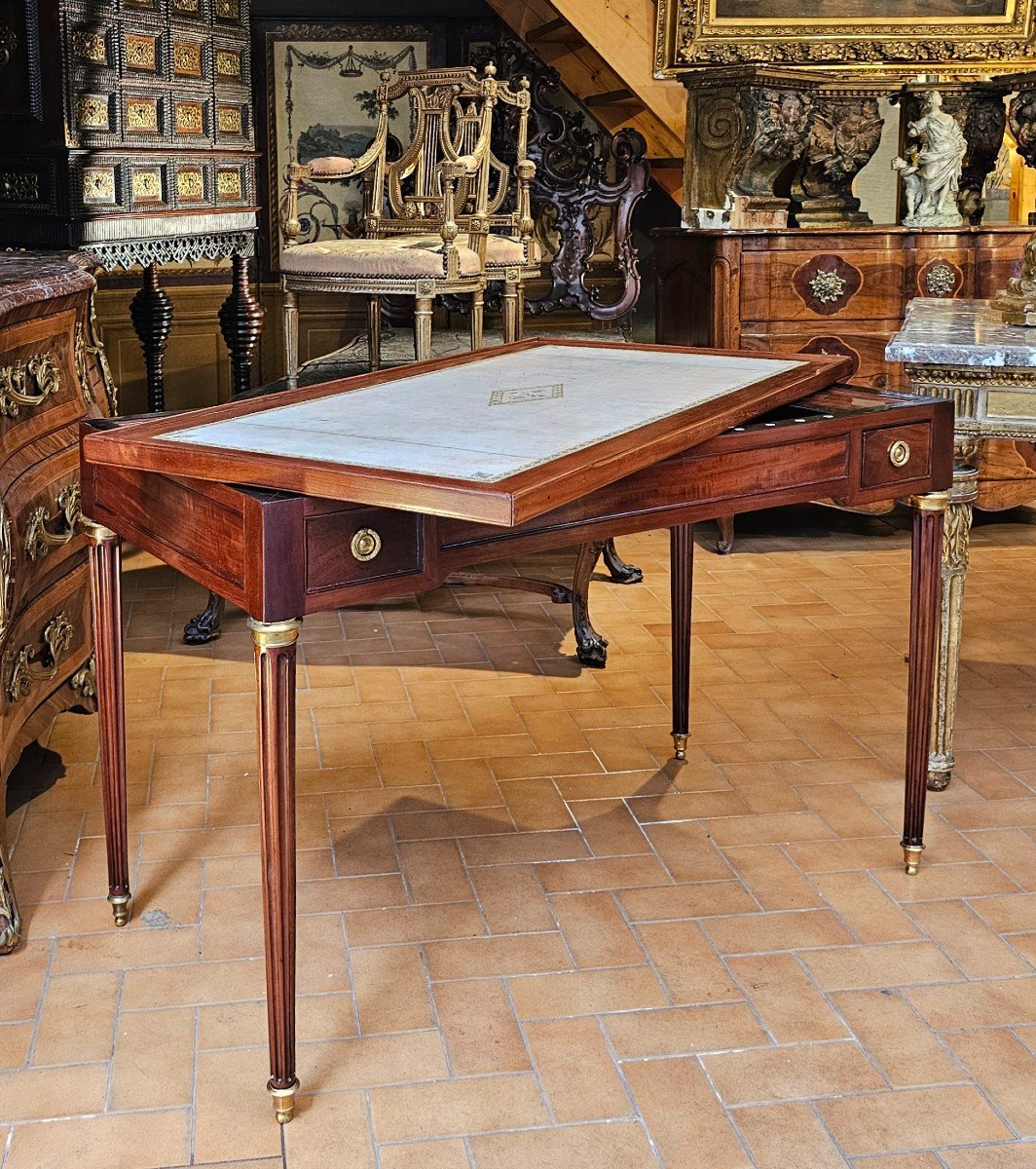 Games Table Called “tric Trac” Louis XVI Period-photo-3