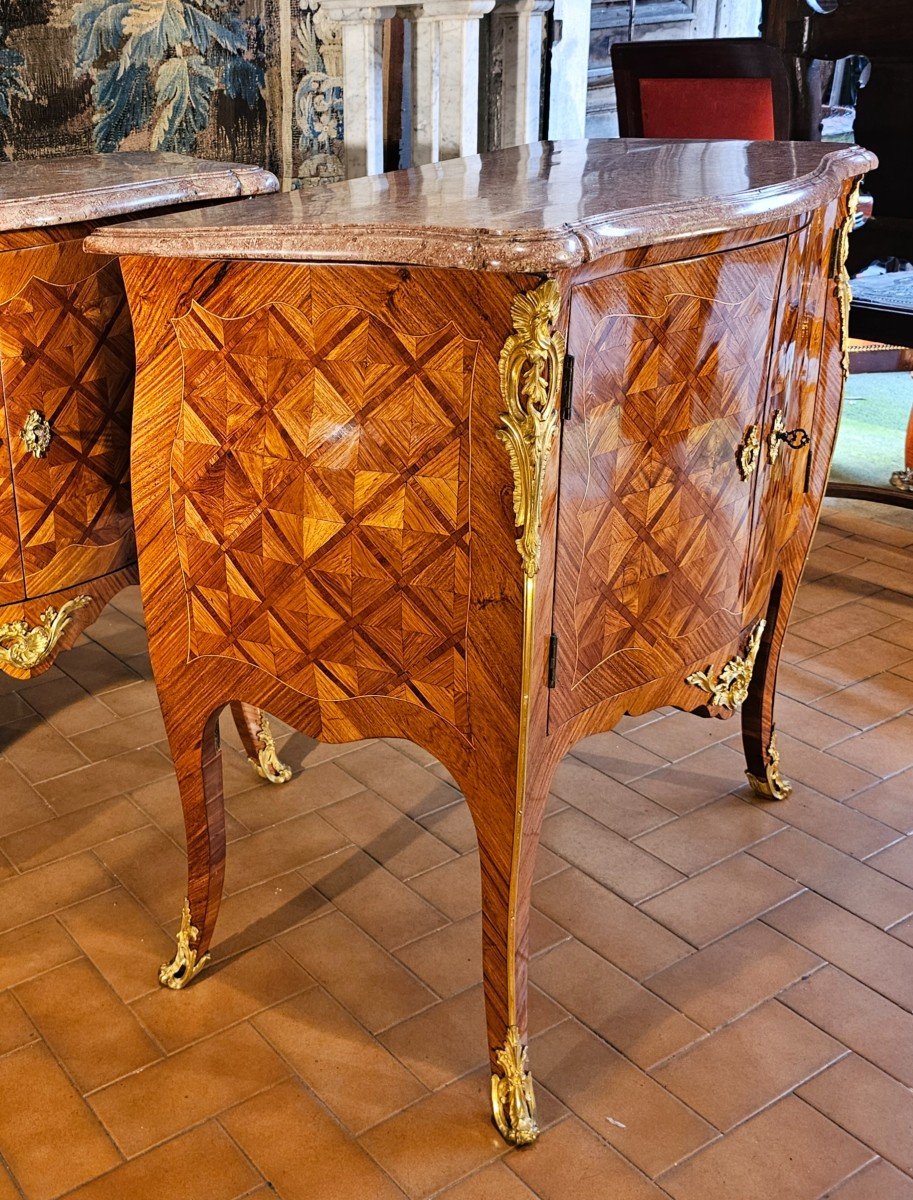 Pair Of Louis XV Period Commodes-photo-3