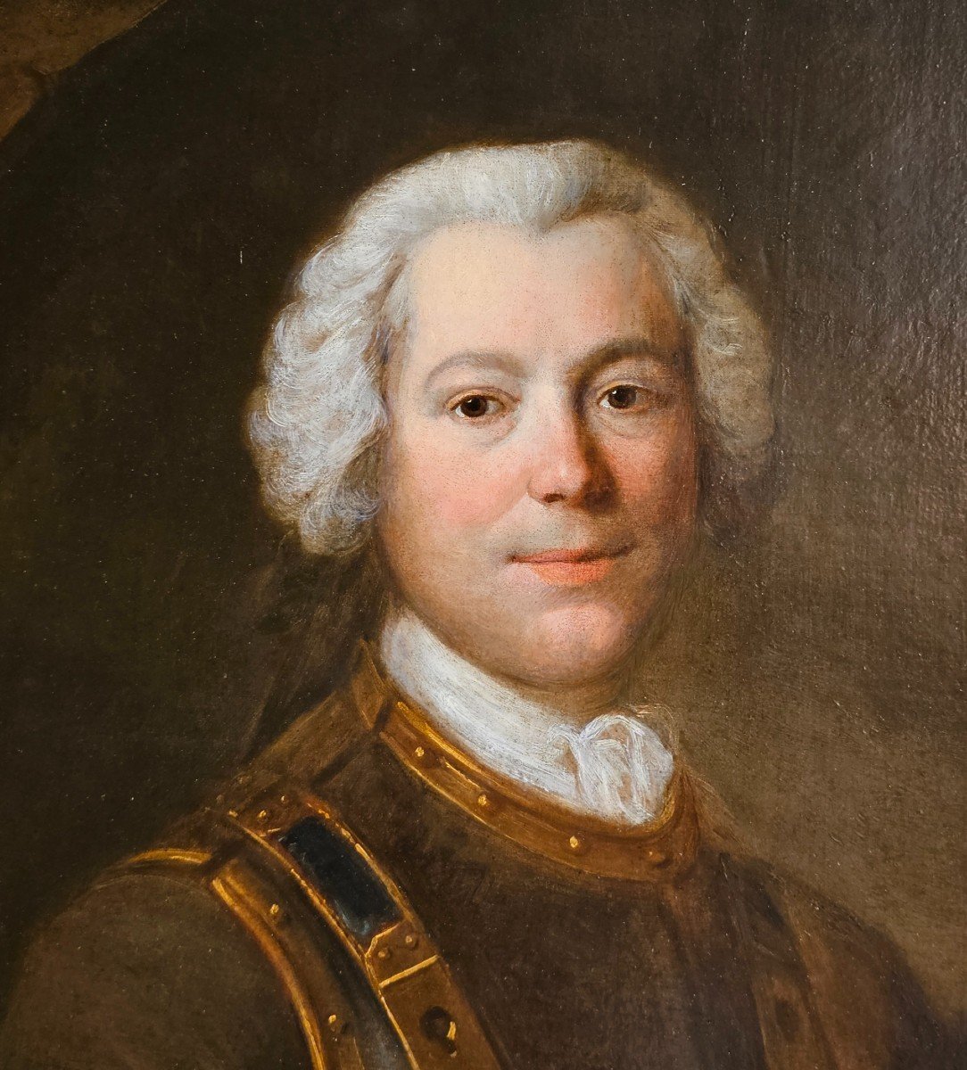 Portrait d'Homme Epoque Louis XV-photo-1