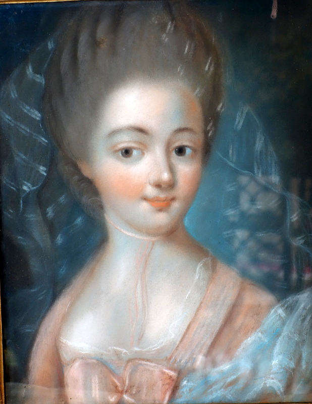 Pastel Girl Epoque Eighteenth Century-photo-2