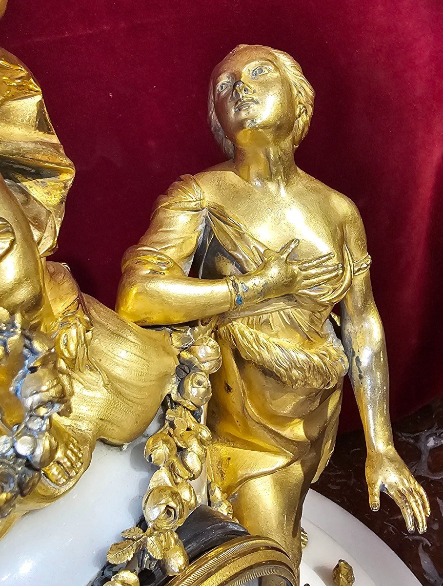 Important Louis XIV Period Clock-photo-3