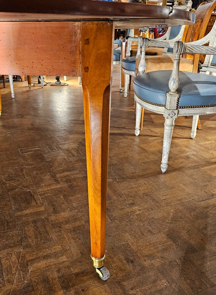 Table De Salle à Manger à Volets Epoque Louis XVI-photo-4