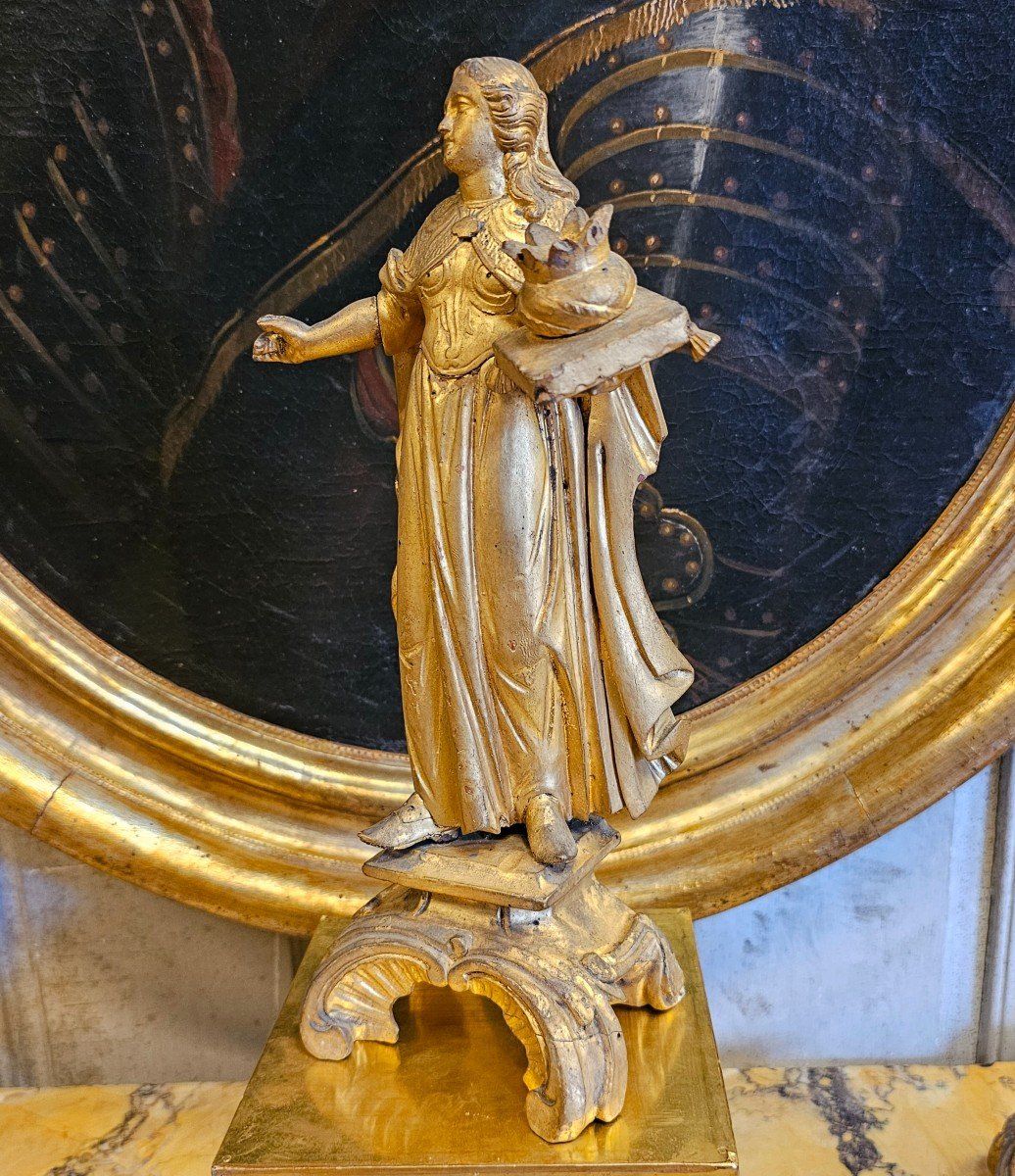 Suite De Trois Personnages Epoque Louis XIV-photo-1