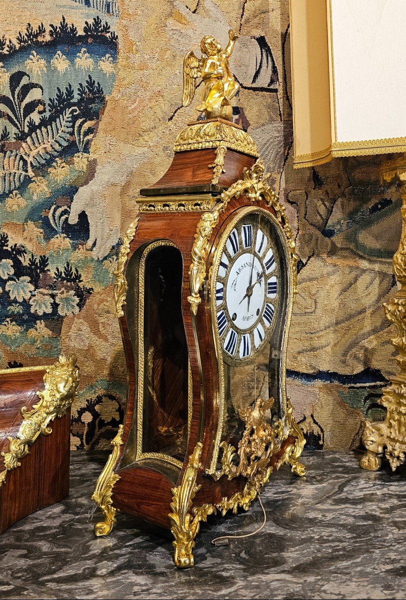Cartel Et Son Socle d'Epoque Louis XV-photo-2