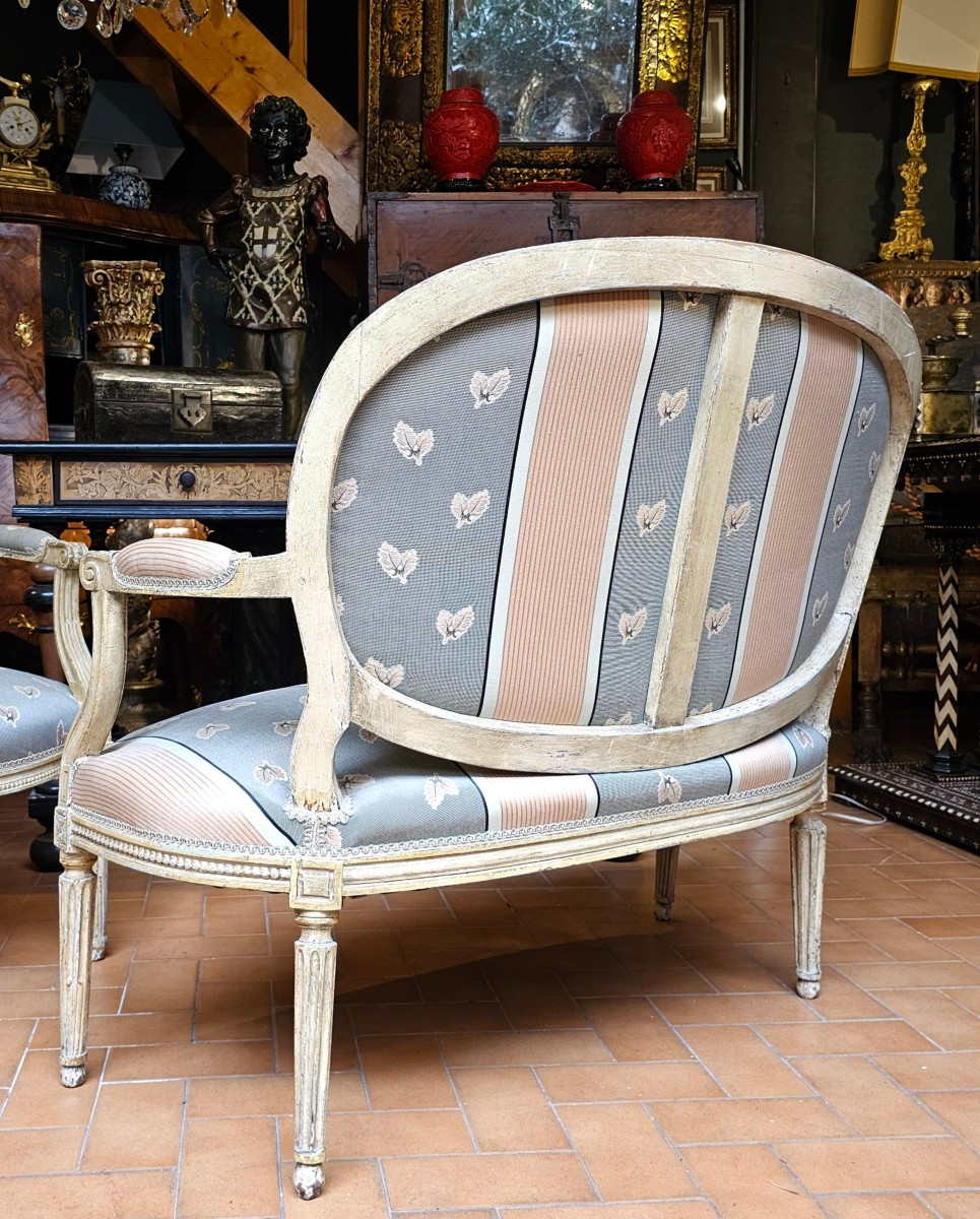 Mobilier De Salon Epoque Louis XVI-photo-5